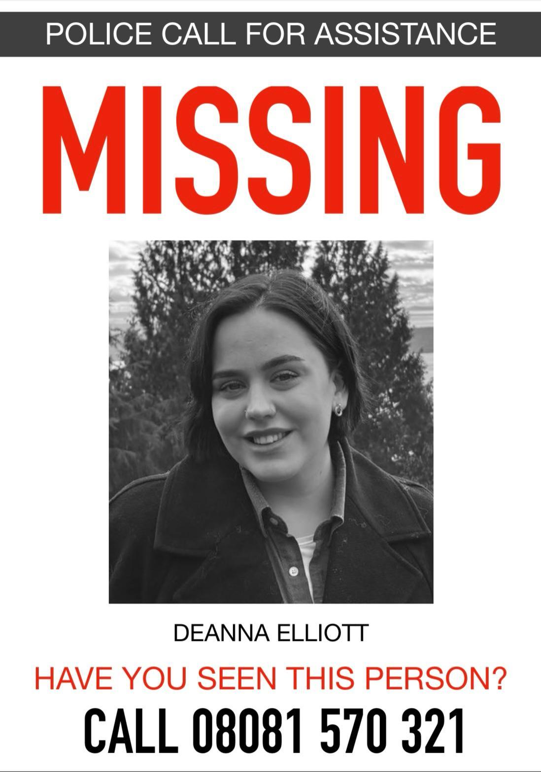 Missing Person - Deanna Elliot