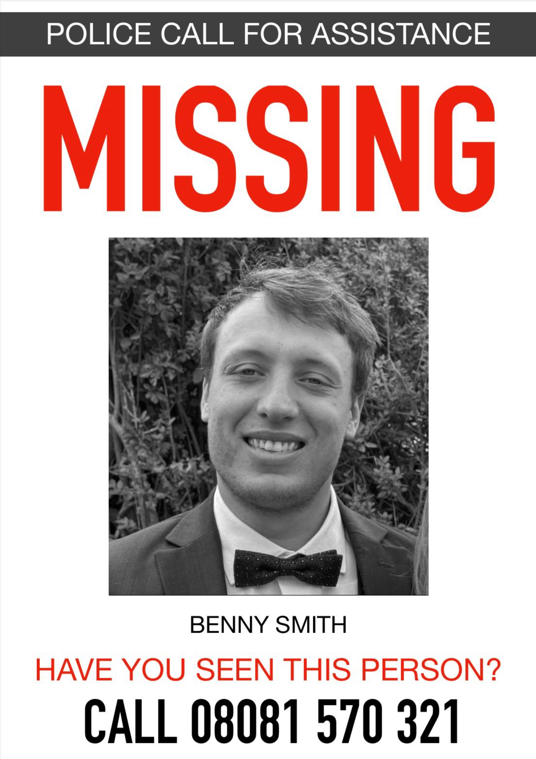 Missing Person - Benny Smith